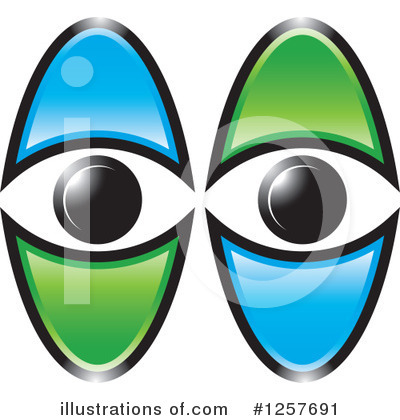 Royalty-Free (RF) Eye Clipart Illustration by Lal Perera - Stock Sample #1257691