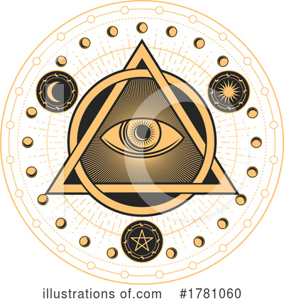 Pentagram Clipart #1781060 by Vector Tradition SM