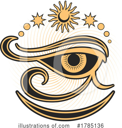 Royalty-Free (RF) Eye Clipart Illustration by Vector Tradition SM - Stock Sample #1785136
