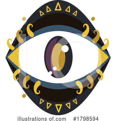 Royalty-Free (RF) Eye Clipart Illustration by Vector Tradition SM - Stock Sample #1798594