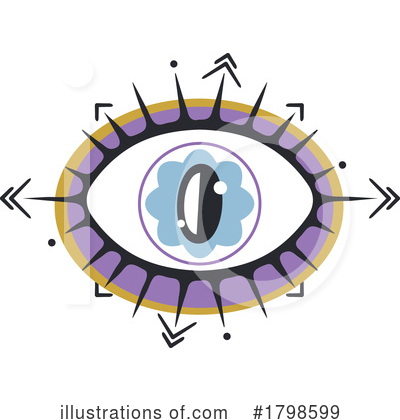 Royalty-Free (RF) Eye Clipart Illustration by Vector Tradition SM - Stock Sample #1798599