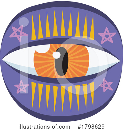 Royalty-Free (RF) Eye Clipart Illustration by Vector Tradition SM - Stock Sample #1798629