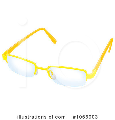 Royalty-Free (RF) Eye Glasses Clipart Illustration by Alex Bannykh - Stock Sample #1066903
