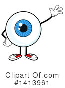 Eyeball Character Clipart #1413961 by Hit Toon
