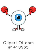 Eyeball Character Clipart #1413965 by Hit Toon