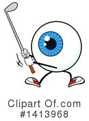 Eyeball Character Clipart #1413968 by Hit Toon