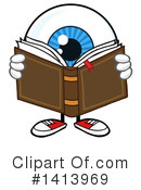 Eyeball Character Clipart #1413969 by Hit Toon