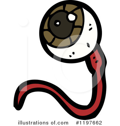 Royalty-Free (RF) Eyeball Clipart Illustration by lineartestpilot - Stock Sample #1197662