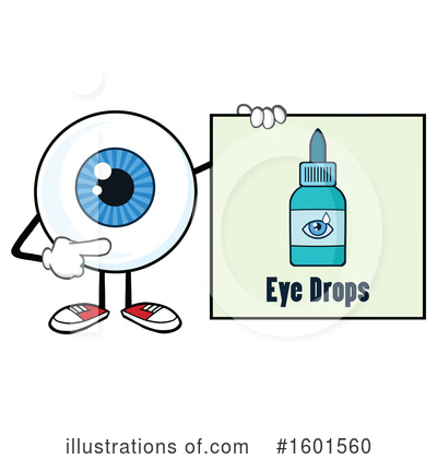 Royalty-Free (RF) Eyeball Clipart Illustration by Hit Toon - Stock Sample #1601560