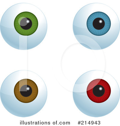 Royalty-Free (RF) Eyeball Clipart Illustration by Cory Thoman - Stock Sample #214943