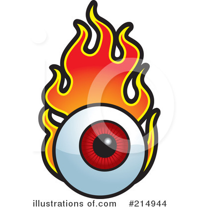 Royalty-Free (RF) Eyeball Clipart Illustration by Cory Thoman - Stock Sample #214944