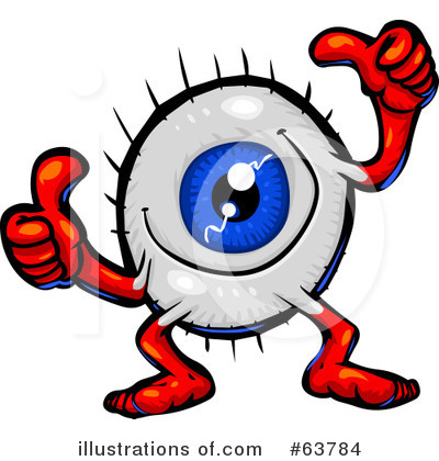 Royalty-Free (RF) Eyeball Clipart Illustration by Tonis Pan - Stock Sample #63784