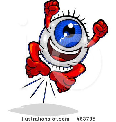 Royalty-Free (RF) Eyeball Clipart Illustration by Tonis Pan - Stock Sample #63785