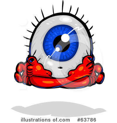 Royalty-Free (RF) Eyeball Clipart Illustration by Tonis Pan - Stock Sample #63786