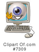 Eyeball Clipart #7309 by Mascot Junction