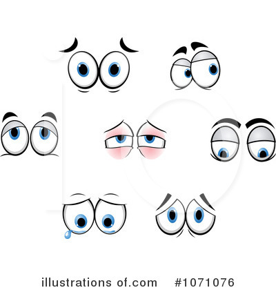 Royalty-Free (RF) Eyes Clipart Illustration by Vector Tradition SM - Stock Sample #1071076