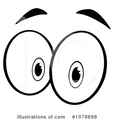 Royalty-Free (RF) Eyes Clipart Illustration by Hit Toon - Stock Sample #1078698