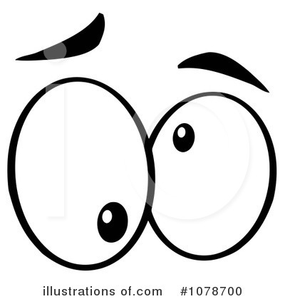 Royalty-Free (RF) Eyes Clipart Illustration by Hit Toon - Stock Sample #1078700