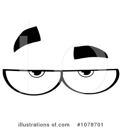 Royalty-Free (RF) Eyes Clipart Illustration by Hit Toon - Stock Sample #1078701