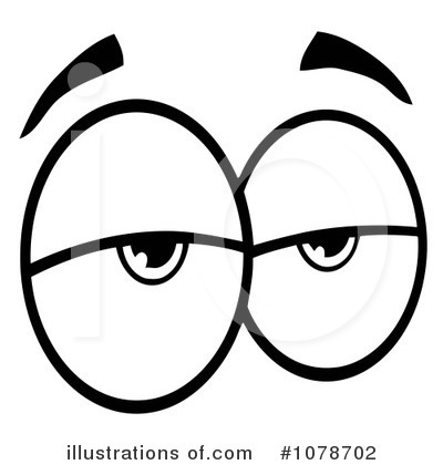 Royalty-Free (RF) Eyes Clipart Illustration by Hit Toon - Stock Sample #1078702
