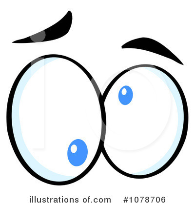Royalty-Free (RF) Eyes Clipart Illustration by Hit Toon - Stock Sample #1078706