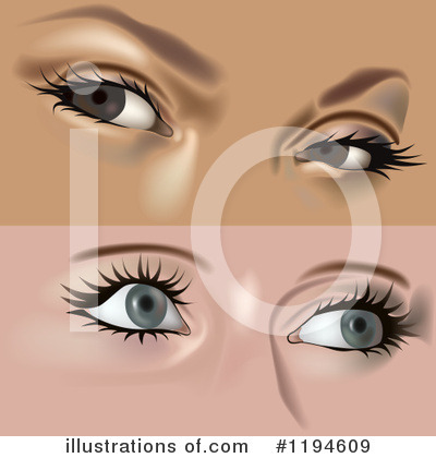Royalty-Free (RF) Eyes Clipart Illustration by dero - Stock Sample #1194609