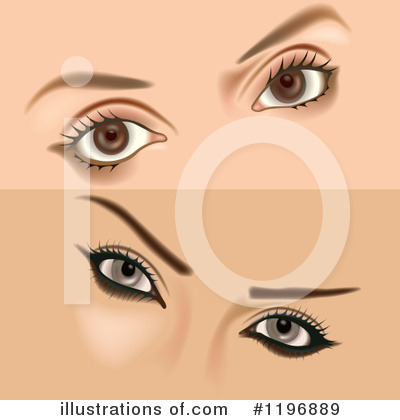 Royalty-Free (RF) Eyes Clipart Illustration by dero - Stock Sample #1196889