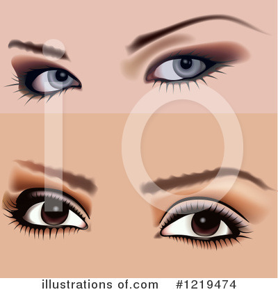 Royalty-Free (RF) Eyes Clipart Illustration by dero - Stock Sample #1219474