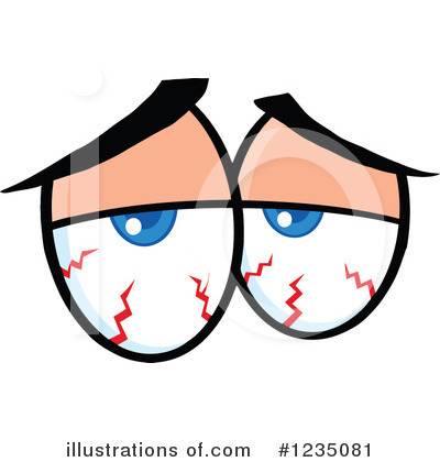 Royalty-Free (RF) Eyes Clipart Illustration by Hit Toon - Stock Sample #1235081