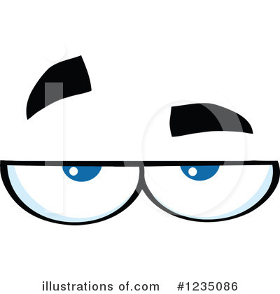 Royalty-Free (RF) Eyes Clipart Illustration by Hit Toon - Stock Sample #1235086