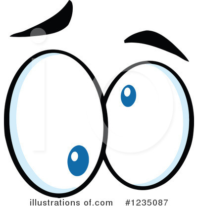 Royalty-Free (RF) Eyes Clipart Illustration by Hit Toon - Stock Sample #1235087