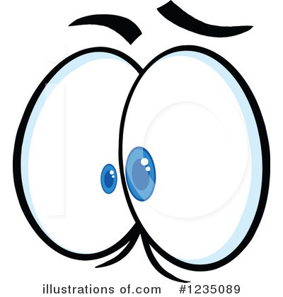 Royalty-Free (RF) Eyes Clipart Illustration by Hit Toon - Stock Sample #1235089