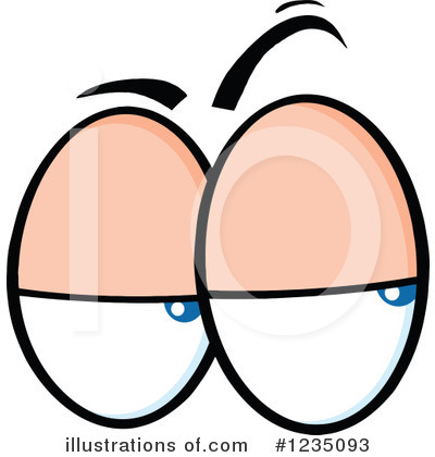 Royalty-Free (RF) Eyes Clipart Illustration by Hit Toon - Stock Sample #1235093