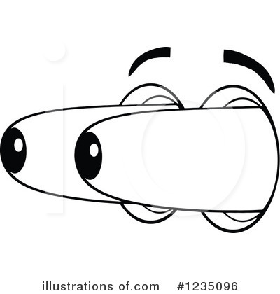 Royalty-Free (RF) Eyes Clipart Illustration by Hit Toon - Stock Sample #1235096