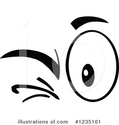 Royalty-Free (RF) Eyes Clipart Illustration by Hit Toon - Stock Sample #1235101