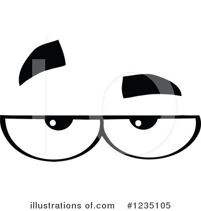 Royalty-Free (RF) Eyes Clipart Illustration by Hit Toon - Stock Sample #1235105