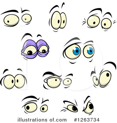 Royalty-Free (RF) Eyes Clipart Illustration by Vector Tradition SM - Stock Sample #1263734