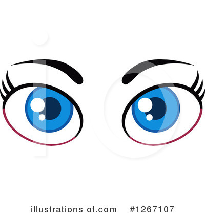 Royalty-Free (RF) Eyes Clipart Illustration by Hit Toon - Stock Sample #1267107