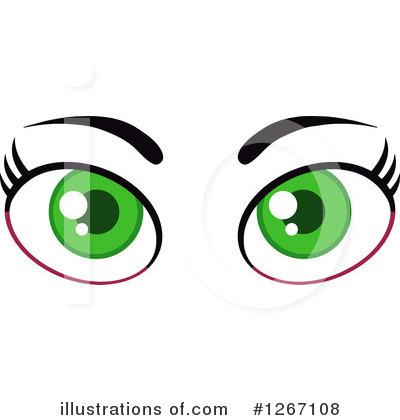 Royalty-Free (RF) Eyes Clipart Illustration by Hit Toon - Stock Sample #1267108