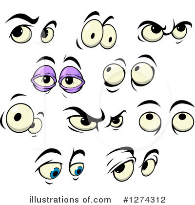 Royalty-Free (RF) Eyes Clipart Illustration by Vector Tradition SM - Stock Sample #1274312