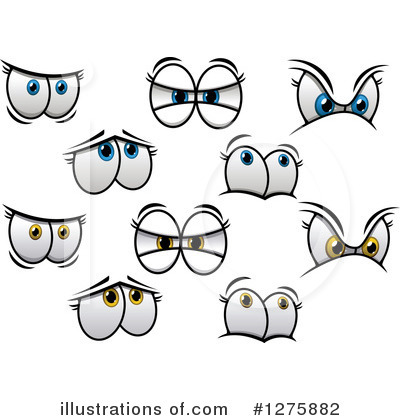 Royalty-Free (RF) Eyes Clipart Illustration by Vector Tradition SM - Stock Sample #1275882