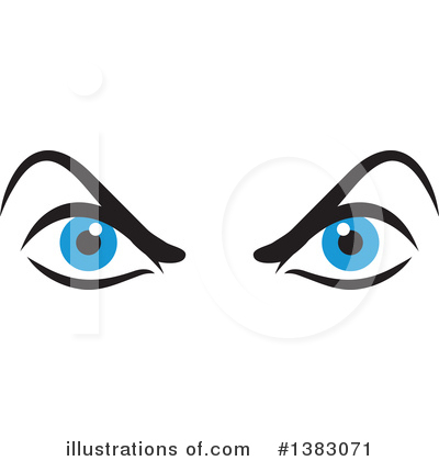 Royalty-Free (RF) Eyes Clipart Illustration by Johnny Sajem - Stock Sample #1383071