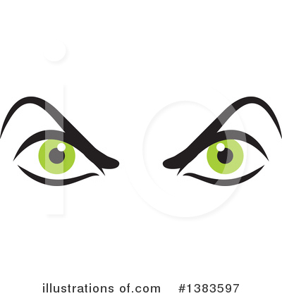 Royalty-Free (RF) Eyes Clipart Illustration by Johnny Sajem - Stock Sample #1383597
