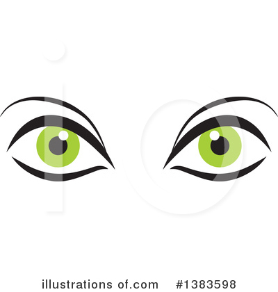 Royalty-Free (RF) Eyes Clipart Illustration by Johnny Sajem - Stock Sample #1383598