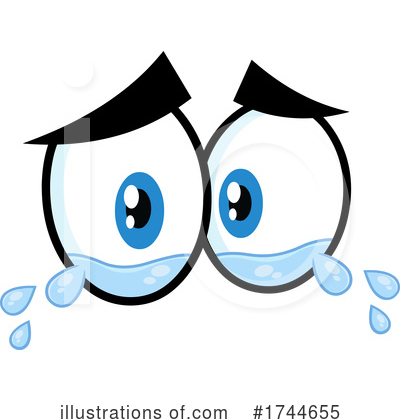 Royalty-Free (RF) Eyes Clipart Illustration by Hit Toon - Stock Sample #1744655
