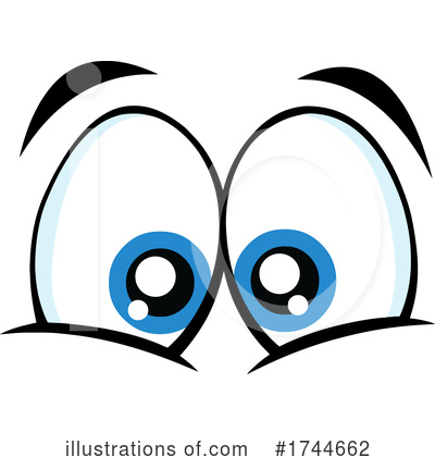 Royalty-Free (RF) Eyes Clipart Illustration by Hit Toon - Stock Sample #1744662