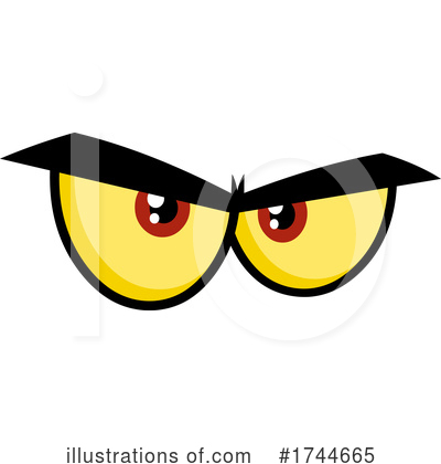 Royalty-Free (RF) Eyes Clipart Illustration by Hit Toon - Stock Sample #1744665