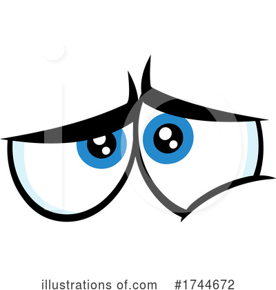 Royalty-Free (RF) Eyes Clipart Illustration by Hit Toon - Stock Sample #1744672