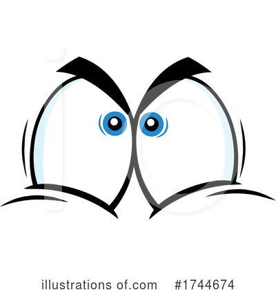 Royalty-Free (RF) Eyes Clipart Illustration by Hit Toon - Stock Sample #1744674