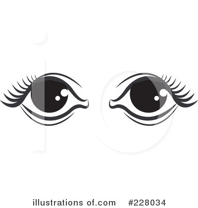 Royalty-Free (RF) Eyes Clipart Illustration by Lal Perera - Stock Sample #228034